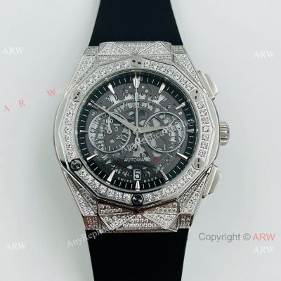 Japan Grade Hublot Classic Fusion Aerofusion Chrono Watch Bust Down-Best Hublot Watches Replica